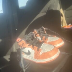 Nike Air Jordan 1 Mid Toddler Sneakers Pink Quartz Size 8C